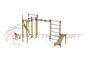 Купить Спортивный комплекс для инвалидов-колясочников WRK-D17_76mm в Заполярном 