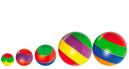 Купить Мячи резиновые (комплект из 5 мячей различного диаметра) в Заполярном 