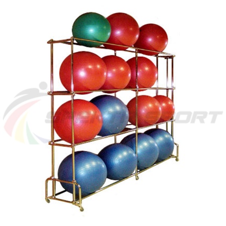 Купить Стеллаж для гимнастических мячей 16 шт в Заполярном 