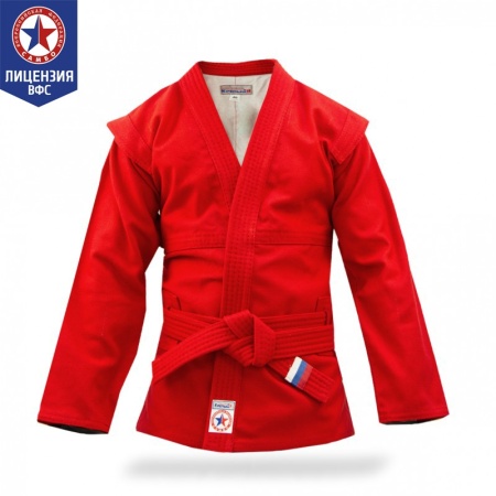 Купить Куртка для самбо "Атака" ВФС (подкладка, пояс)  р 36-48 в Заполярном 